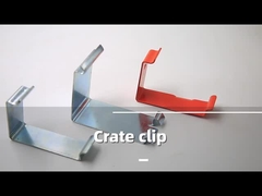 Standar Dan OEM Tipe Disesuaikan Lembar Metal Fabrikasi Spring Retaining Crate Clip Cepat Pembebasan