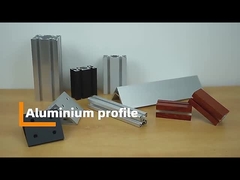 Perlakuan permukaan khusus Pintu geser dan jendela rangka Bagian ekstrusi aluminium