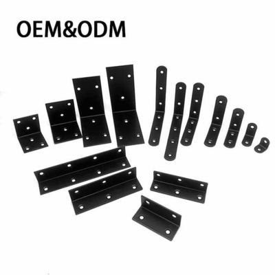 Baja tahan karat Galvanized Baja Meja Custom Metal Bracket Sudut kanan Brackets
