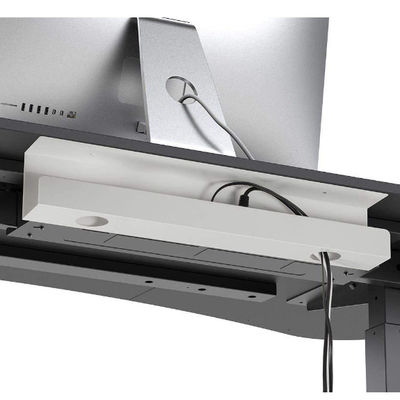 Custom Carbon Steel Powder Coating Metal Bracket Under Desk Kabel Manajemen Tray Wire Tray Untuk Kantor