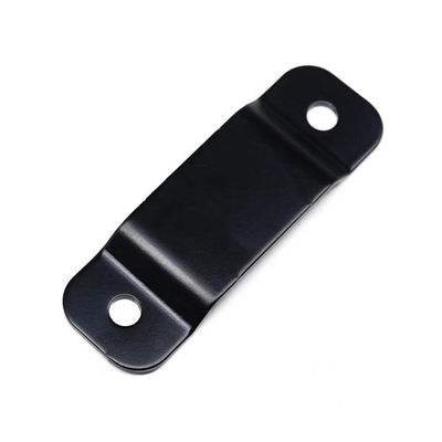 Bracket Clip Custom Metal Stamping Parts Mounting Black Coating Support Bracket