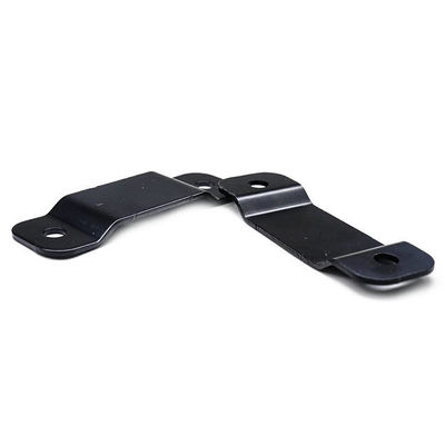 Bracket Clip Custom Metal Stamping Parts Mounting Black Coating Support Bracket