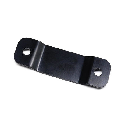 Bracket Clip Custom Metal Stamping Parts Mounting Black Coating Support Bracket