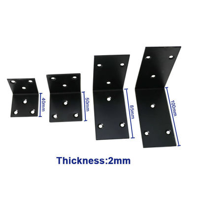 Baja tahan karat Metal Bracket Sudut Bracket Galvanis Baja Meja Custom Metal Sudut Kanan