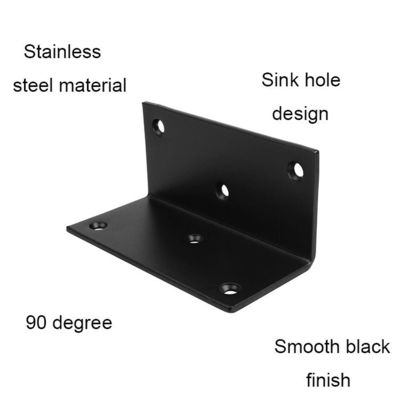 Baja tahan karat Metal Bracket Sudut Bracket Galvanis Baja Meja Custom Metal Sudut Kanan