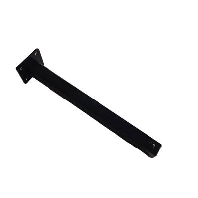 Black Powder Coating Carbon Steel Steel Metal Material Square Tube Welding Straight Rod Type Clothing Support