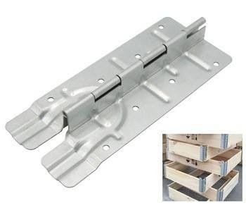 Konektor Kotak Kayu Baja Galvanis Kotak Genggaman Logam Genggaman Gulung Kastil 220mm Hardware Genggaman