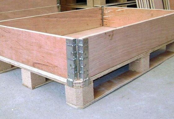 Berbagai Ukuran 220 X 89 X 1.8mm Custom Metal Pallet Collar Hinge Untuk Palet Papan Kayu Hinges Pallet Collar