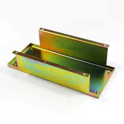 Bagian Stamping Logam Lembar Aluminium Alloy Custom Bending Black Surface Treatment Sheet Metal Fabrication