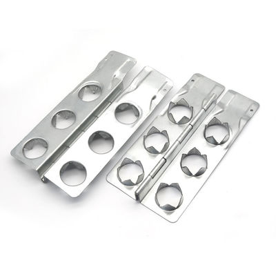 Metal Folding Hinge Hardware Fittings 6/8/10 Lubang Galvanis Lembar Besi Pallet Collar Hinge Case Kayu Collar Kayu