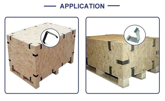 Carbon Steel Stamping Punching Powered Zinc Plated Sheet Clamps Crate Clips
