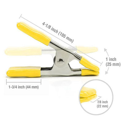 2/4/6 Inch Spring Clips Multifunctional Woodworking Clamps Sebuah Metal Spring Clip