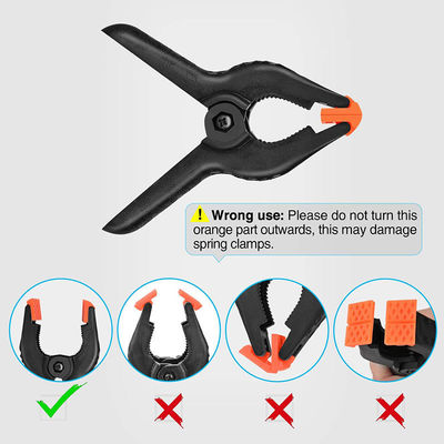 6 "Plastik Clamps Spring Clamps Model PL06 untuk alat kayu