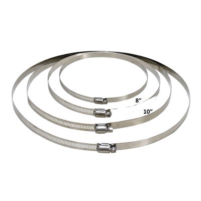 Karet Lapisan P Klip Karet Pipa Klem Baja tahan karat INOX 304 tahan lama R Tipe Hose Klem Klem Pipa Kunci Cepat