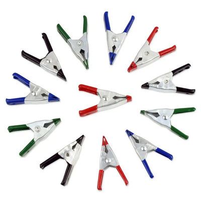 Heavy Duty 4 6 Inch A Tipe Steel Spring Pengantin Pakaian Pernikahan Clamp Metal Putih Spring Clamps