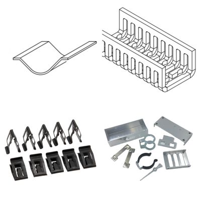 Custom Precision Metal CNC Laser Cutting & Stamping Injection Molding Brackets Clamps Clips Painting Finish Custom Steel Parts