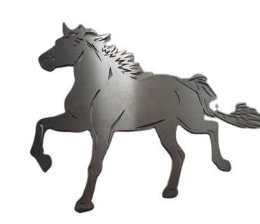 OEM Custom Stainless Steel Laser Cut Parts Untuk Dekorasi Seni Taman Dengan Layanan Pengelompokan Laser Cutting Shape Animal