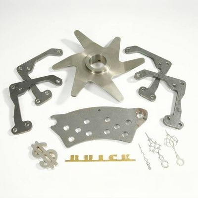 OEM Custom Stainless Steel Laser Cut Parts Sheet Metal Stamping Laser Cut Parts Zinc Plating-Coloring