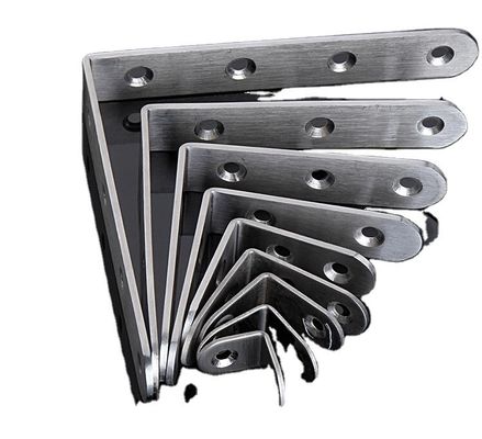 OEM Disesuaikan L berbentuk Furnitur Bracket Fiksasi 90 derajat dinding Mount Angle Bracket Glass Pane Fiksasi