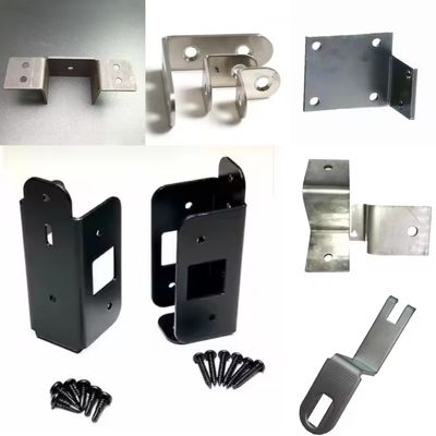 OEM Custom Corner Bracket 90 Degree Stainless Steel Angle Mounting Bracket Sheet Metal Stamping Bracket berbentuk L