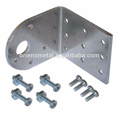 Custom Zinc Plated Carbon Steel Angle Bracket Galvanized Metal Steel Wood Connector Angle Corner Brackets