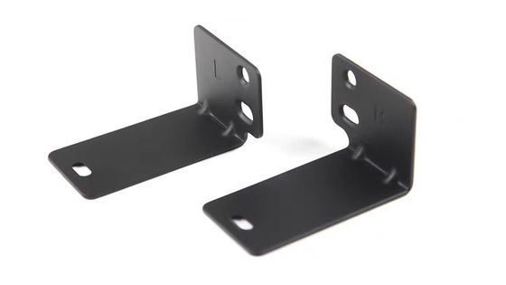 Baja tahan karat kecil Bracket Sudut kanan Bent Jenis L Bracket untuk furnitur Black Corner Braces dalam Fabrikasi logam lembaran