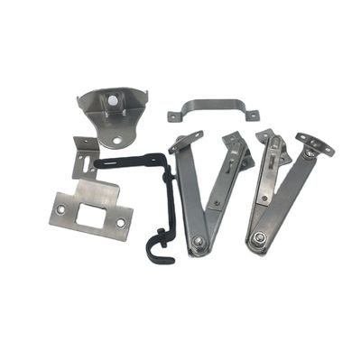 Fabbrication Custom Sheet Metal Aluminium Bagian Stamping Baja Rinsing Dengan Laser Cutting Layanan Pengelasan Bending