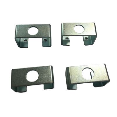 OEM Custom White Zinc Plating Carbon Steel Stamping Parts Untuk Penggunaan Industri