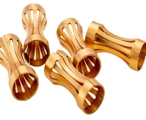 Custom Metal Bronze Lantern Shrapnel Terminal Connector Banana Plug Terminal untuk pembuatan logam lembaran