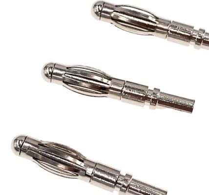 Custom Metal Bronze Lantern Shrapnel Terminal Connector Banana Plug Terminal untuk pembuatan logam lembaran
