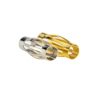Custom Metal Bronze Lantern Shrapnel Terminal Connector Banana Plug Terminal untuk pembuatan logam lembaran