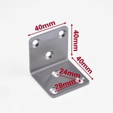 OEM ODM custom stainless steel cold rolled steel angle metal iron support corner bracket holder