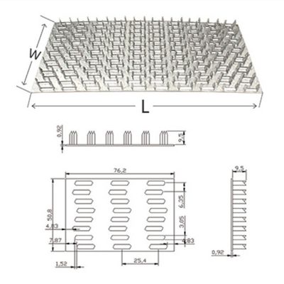 Pengiriman cepat Double Nail Galvanized Kayu Nail Truss Plate Kayu Truss Plate untuk Koneksi Kayu