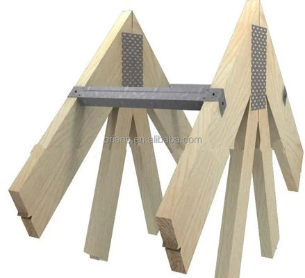 Pengiriman cepat Double Nail Galvanized Kayu Nail Truss Plate Kayu Truss Plate untuk Koneksi Kayu