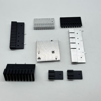 Lembar Metal Fabrikasi Custom Aluminium Profile Heatsink CNC Machining Aluminium Extrusion Radiator