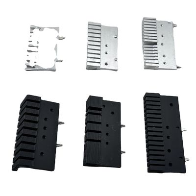 Lembar Metal Fabrikasi Custom Aluminium Profile Heatsink CNC Machining Aluminium Extrusion Radiator