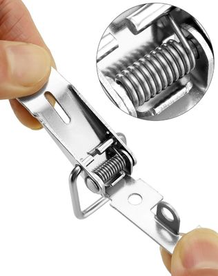 Baja tahan karat 304 Toggle Lock Nikel Plated Zinc Finish Spring Loaded Box Clamp Lock Hardware Product