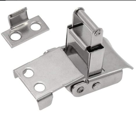 Stainless Steel 304 Spring Loaded Draw Latch Toggle Hasp Clamp Latch Lock Cylinders Untuk Kotak Dan Lemari