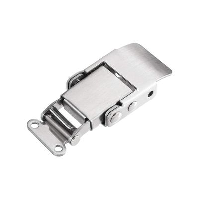 Stainless Steel 304 Spring Loaded Draw Latch Toggle Hasp Clamp Latch Lock Cylinders Untuk Kotak Dan Lemari
