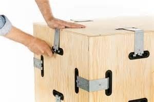 OEM Custom Sheet Metal Stamping Crate Clips Spring Clips Untuk Memperbaiki Kotak Kayu Clips yang Dapat Digunakan Kembali Dan awet