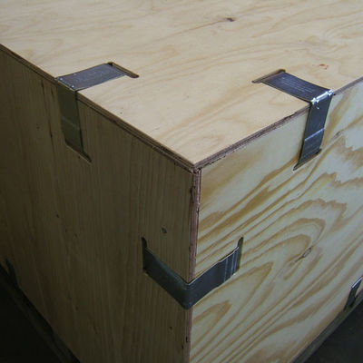 Spring baja digunakan kembali Pengiriman Metal Spring Retaining Crate Clips V Shape Clips Clamp Untuk kotak kayu