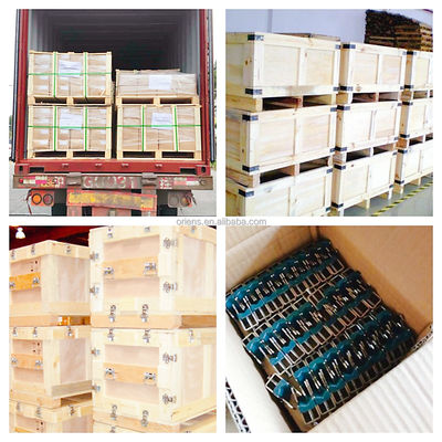 Custom Logo Dapat diterima C057 Metal Stamping 65Mn Steel Zinc Plating Shipping Crate Clips Untuk Kothak Kayu