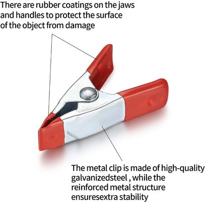 Grosir Alat DIY 2 Inci A Tipe Clamp Spring Baja Gelang Karet Genggam Spring Clamps tugas ringan