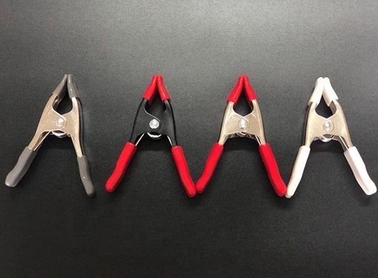 Heavy Duty 2 4 6 9 Inch Metal Spring Clamp Clips Dengan PVC Handle Untuk Pengerjaan Kayu