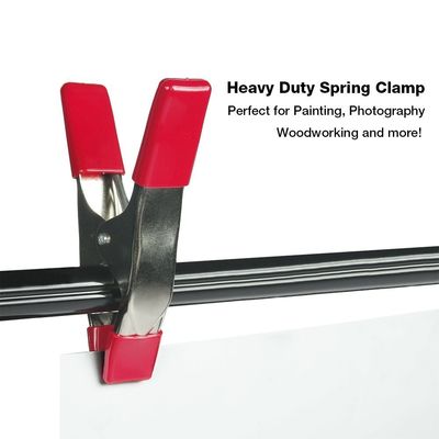 Metal Spring Clamp Dengan Tips Karet Untuk Pengerjaan Kayu Spring Metal Hand Clamp Tent Clamp