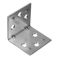 Custom Single-Sided L Bentuk Sudut Bracket Galvanized Metal Baja Untuk Kayu Konstruksi Wall Bracket
