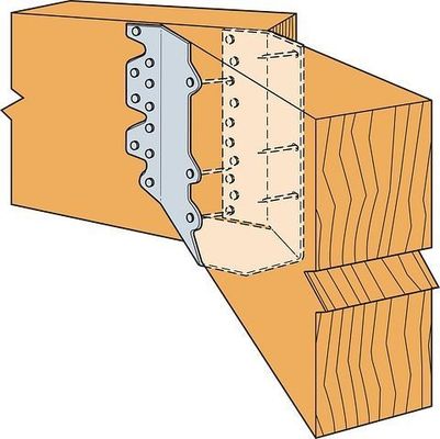 Baja Galvanis & Baja Tidak Berlemak Single Joist Hanger Konektor Kayu Hardware Metal Bracket Untuk Kayu