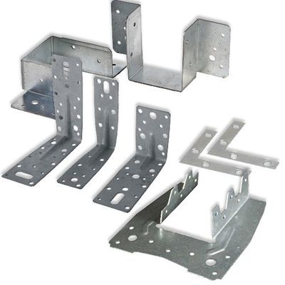 Konektor Kayu Baja Multi Bentuk Bracket Joist Hangers Metal Aksesoris Konektor Kayu