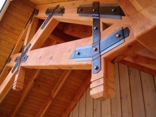 Konektor Kayu Baja Multi Bentuk Bracket Joist Hangers Metal Aksesoris Konektor Kayu