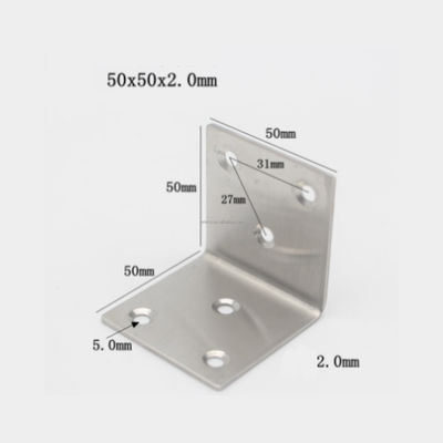 Custom Galvanized Steel Kayu Konektor Hardware Metal Dekoratif L Bracket Untuk Kayu